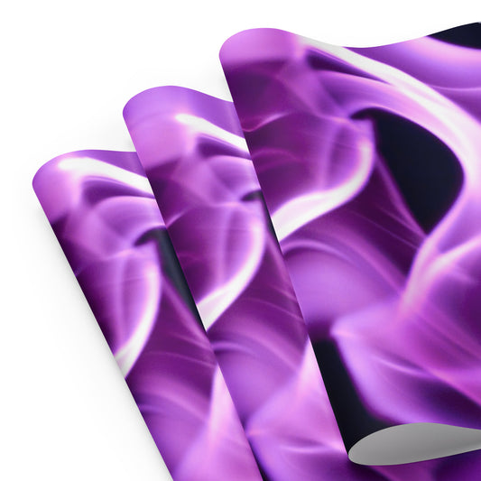 Purple Swirl Wrapping paper sheets